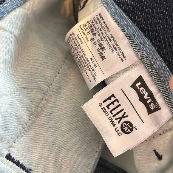 LEVI’S premium High Rise Loose fit wide leg denim jeans Felix Cat. Sz 32x32. NWT - Picture 9 of 16
